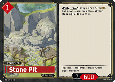 Stone Pit ETD01-008 official card