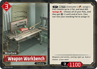 Weapon Workbench ETD01-009 official card
